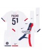 Paris Saint-Germain Willian Pacho #51 Replika Borta Kläder Barn 2024-25 Kortärmad (+ byxor)